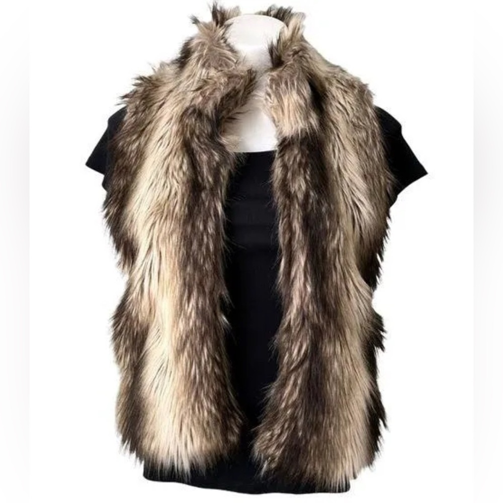 Ci Sono Faux Fur Vest